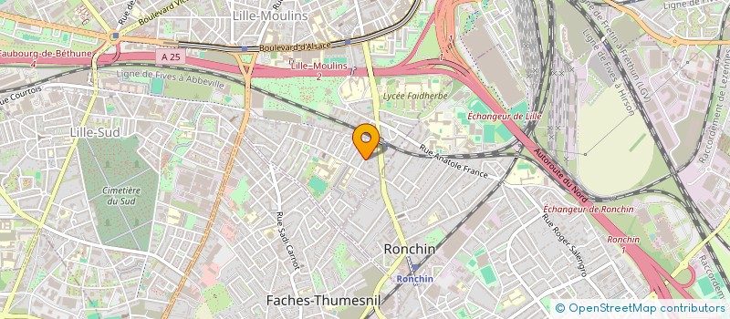 localisation de l'entreprise MADAME MAY GILLES à LILLE