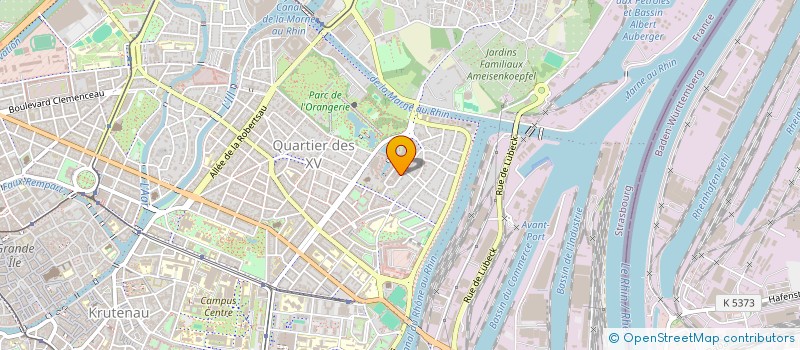 localisation de l'entreprise MADAME MAY KRISSAT  STRASBOURG