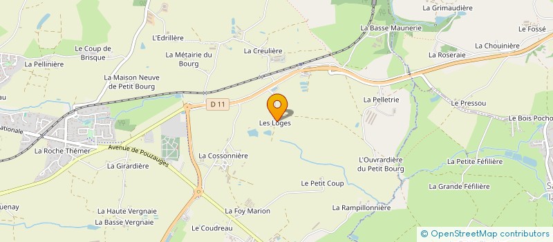 localisation de l'entreprise MADAME MAY-LINE GANACHAUD  LES HERBIERS