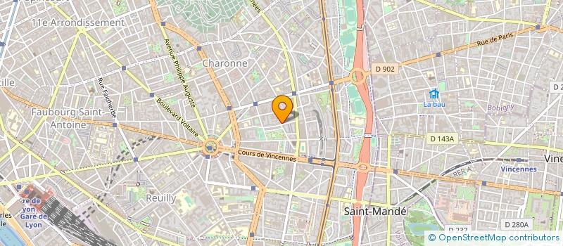 localisation de l'entreprise MADAME MAY-LISA LANNOYE à VINCENNES