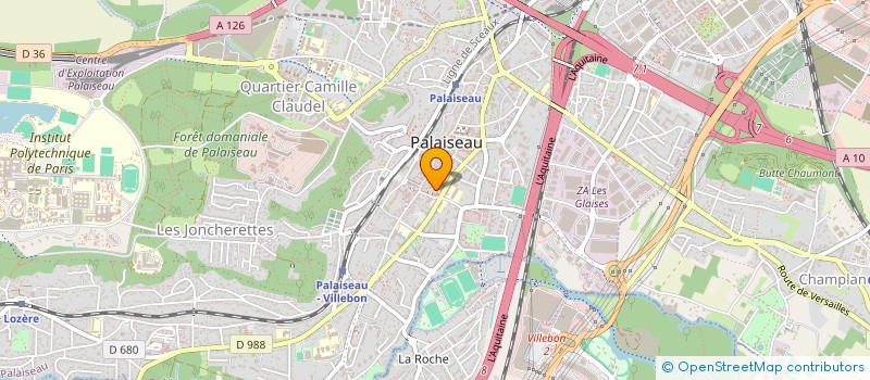 localisation de l'entreprise MADAME MAY-LISE COURTEAU  PALAISEAU