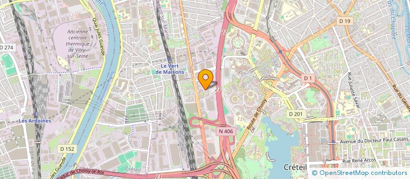 localisation de l'entreprise MADAME MAYA ALESHKEVICH  CRETEIL