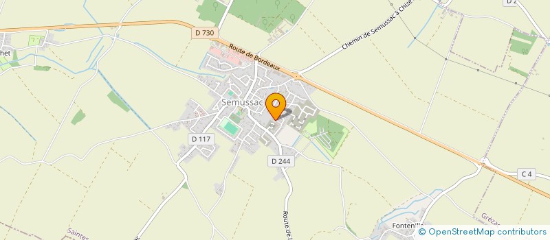 localisation de l'entreprise MADAME MAYA BAHAMONDE  SEMUSSAC