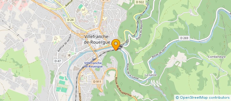 localisation de l'entreprise MADAME MAYA BELLEMIN à VILLEFRANCHE-DE-ROUERGUE