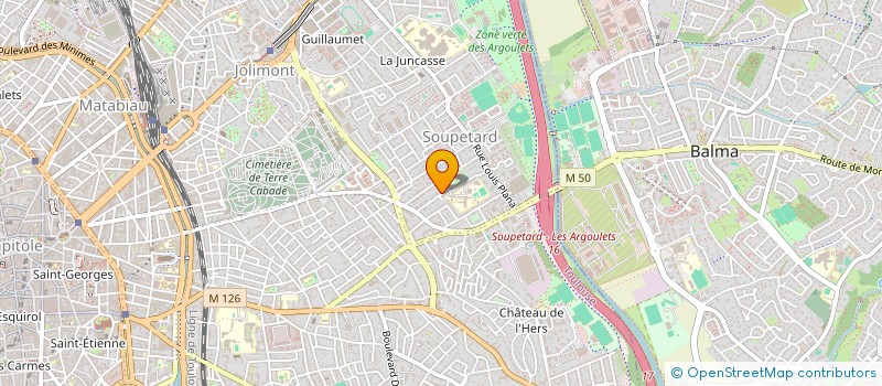 localisation de l'entreprise MADAME MAYA BEUGNE  TOULOUSE