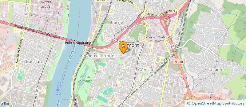 localisation de l'entreprise MADAME MAYA BLANC  LORMONT