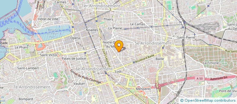 localisation de l'entreprise MADAME MAYA COLLOMBON à MARSEILLE