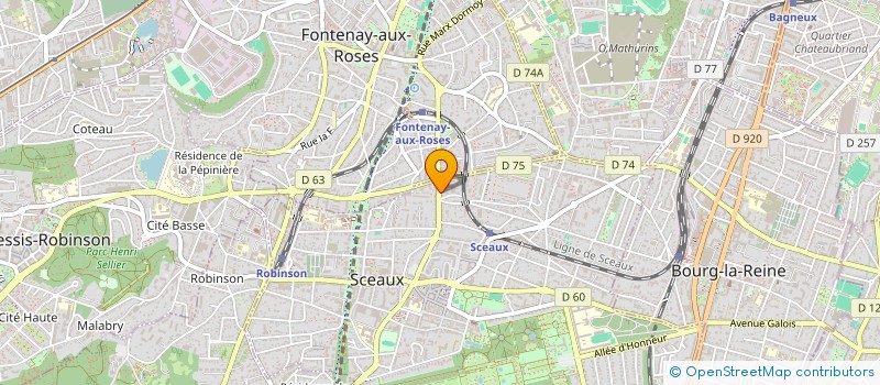 localisation de l'entreprise MADAME MAYA DENOST à SCEAUX