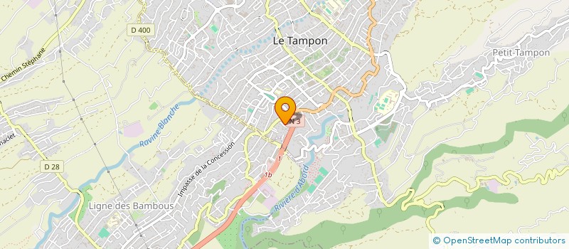 localisation de l'entreprise MADAME MAYA DUFOUR  LE TAMPON