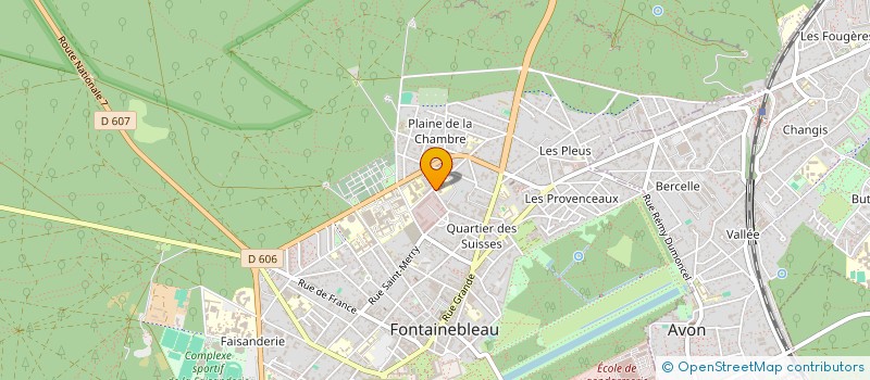 localisation de l'entreprise MADAME MAYA EL HADDIOUI  FONTAINEBLEAU