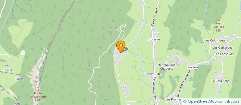 localisation de l'entreprise MADAME MAYA EVEN  AUTRANS-MEAUDRE EN VERCORS