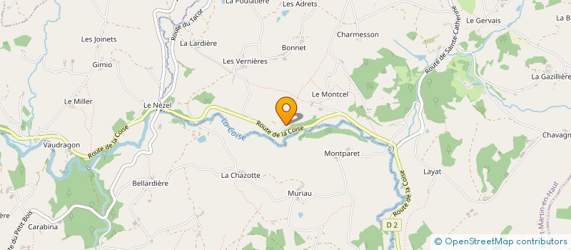 localisation de l'entreprise MADAME MAYA GUYOT  SAINT-MARTIN-EN-HAUT