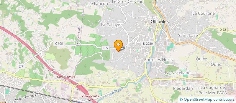 localisation de l'entreprise MADAME MAYA HRDLICKA  OLLIOULES
