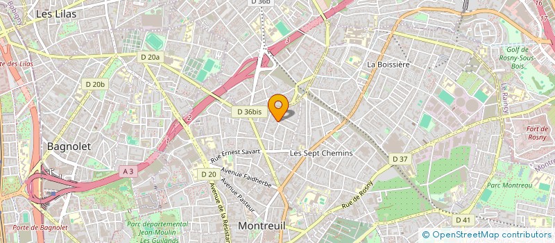 localisation de l'entreprise MADAME MAYA LATROBE à MONTREUIL