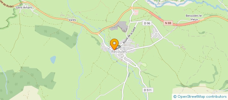 localisation de l'entreprise MADAME MAYA MEYERS à SEVERAC D'AVEYRON