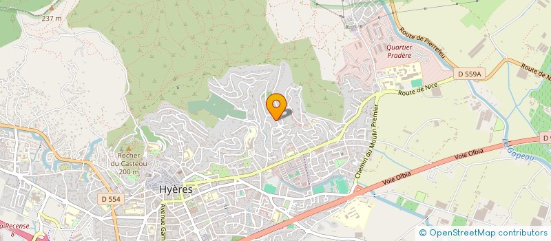 localisation de l'entreprise MADAME MAYA MIRANDA à HYERES