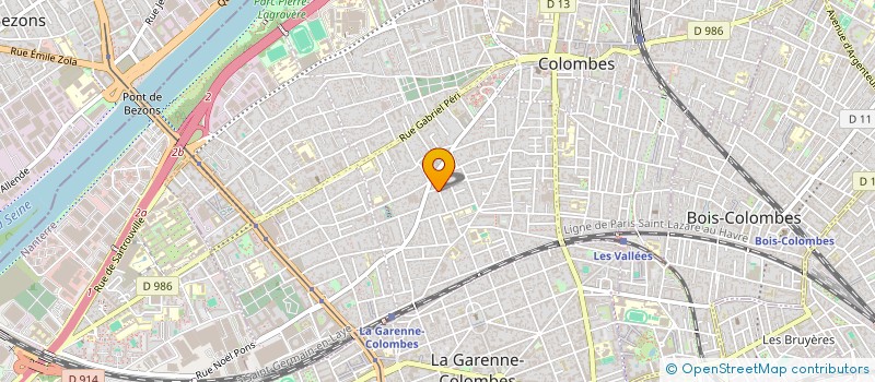 localisation de l'entreprise MADAME MAYA SZYBIST à COLOMBES