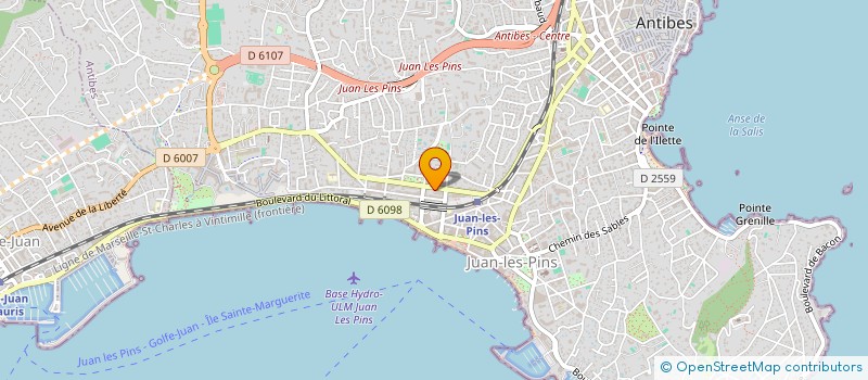 localisation de l'entreprise MADAME MAYA VASILEVA à ANTIBES