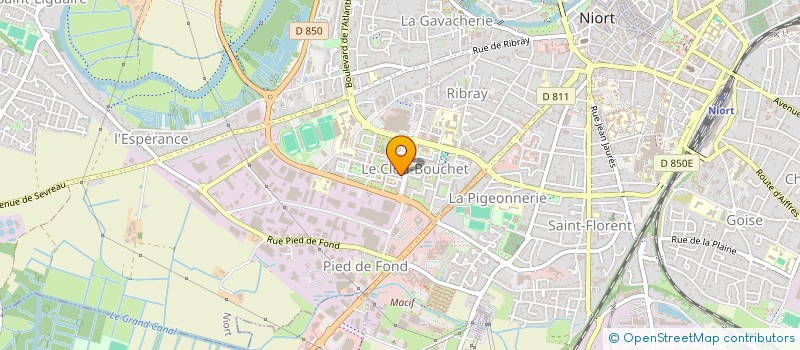 localisation de l'entreprise MADAME MAYADA MOBARAK à NIORT