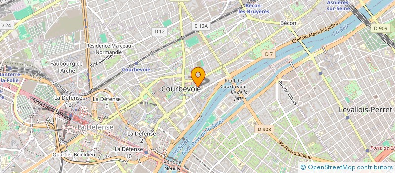 localisation de l'entreprise MADAME MAYALEN LAMERAIN à COURBEVOIE