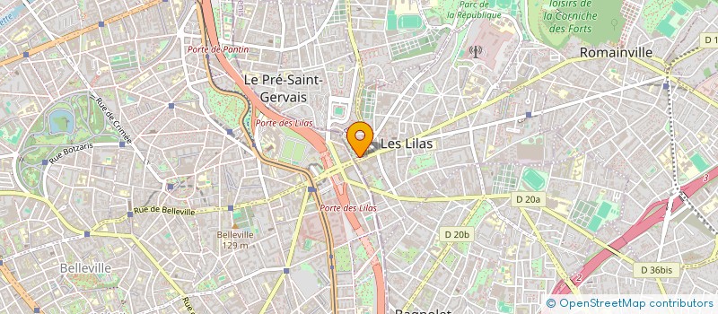 localisation de l'entreprise MADAME MAYANE EL BAZ  LE PRE-SAINT-GERVAIS