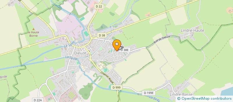 localisation de l'entreprise MADAME MAYANE MOULOT  DIEUZE