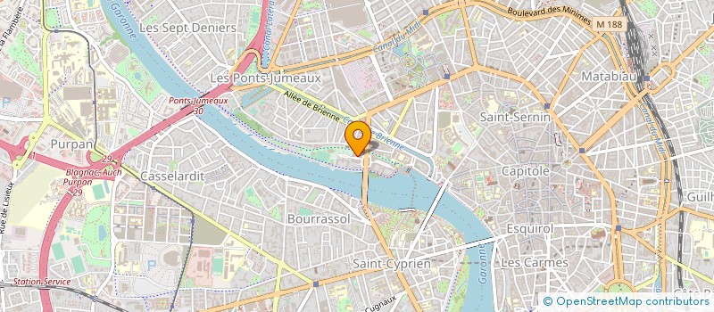 localisation de l'entreprise MADAME MAYANE PALCY COURTIADE  TOULOUSE