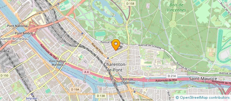 localisation de l'entreprise MADAME MAYANE SAMAMA  CHARENTON-LE-PONT