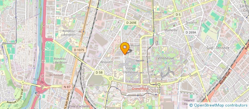 localisation de l'entreprise MADAME MAYARE BOUHAFS  GRENOBLE