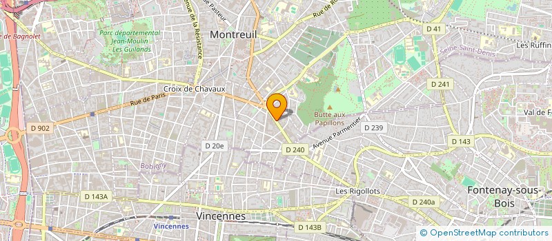 localisation de l'entreprise MADAME MAYARI MANRIQUEZ MURUA à MONTREUIL