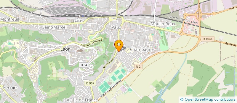 localisation de l'entreprise MADAME MAYATI ROSE-RIMLINGER à LAON