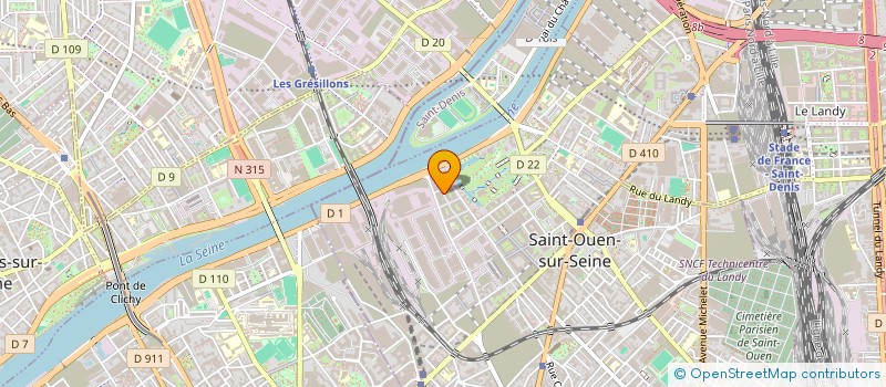 localisation de l'entreprise MADAME MAYDA VAZQUEZ à SAINT-OUEN-SUR-SEINE