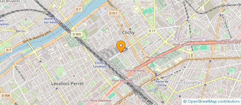 localisation de l'entreprise MADAME MAYE EL MAGHRABI à CLICHY