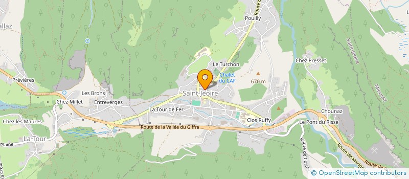 localisation de l'entreprise MADAME MAYERA LUBER à SAINT-JEOIRE