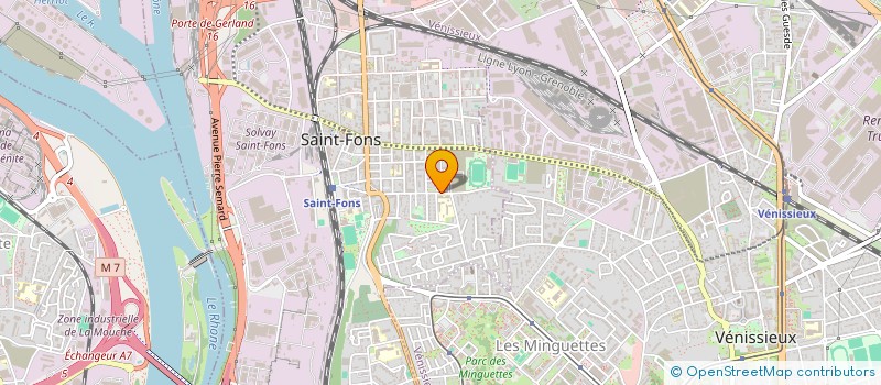 localisation de l'entreprise MADAME MAYERLING RODRIGUEZ ARIAS à SAINT-FONS
