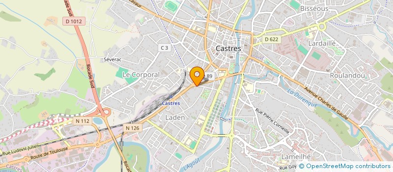 localisation de l'entreprise MADAME MAYILLA CAMARA  CASTRES