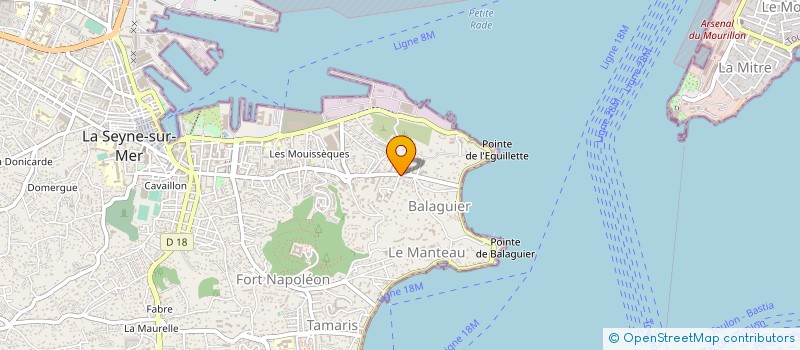 localisation de l'entreprise MADAME MAYLEE DELAPORTE-VEYNE à LA SEYNE-SUR-MER