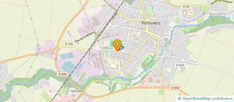 localisation de l'entreprise MADAME MAYLEEN BECOYE  PITHIVIERS