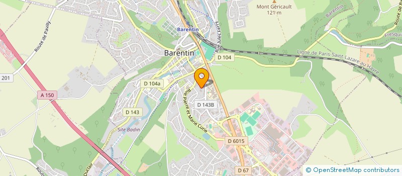 localisation de l'entreprise MADAME MAYLICE POUSSIN  BARENTIN