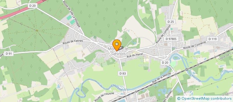 localisation de l'entreprise MADAME MAYLINE CRAS  SAINT-MARS-D'OUTILLE