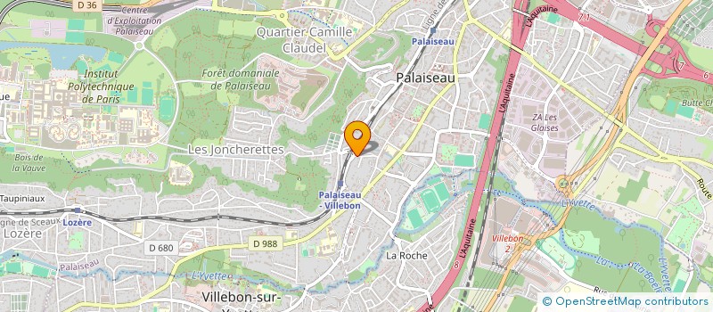 localisation de l'entreprise MADAME MAYLINE GAUTIE  PALAISEAU