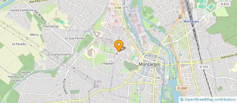localisation de l'entreprise MADAME MAYLINE HYACINTHE à MONTARGIS
