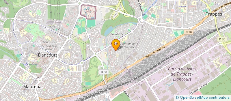 localisation de l'entreprise MADAME MAYLINE LE JOUAN  ELANCOURT