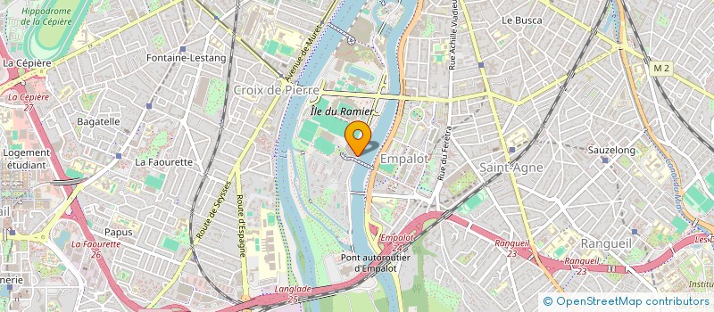 localisation de l'entreprise MADAME MAYLINE TROHMAE  TOULOUSE