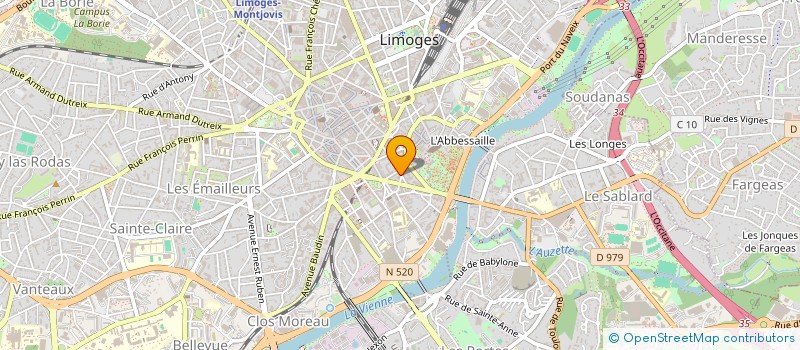 localisation de l'entreprise MADAME MAYLIS ALBICY à LIMOGES