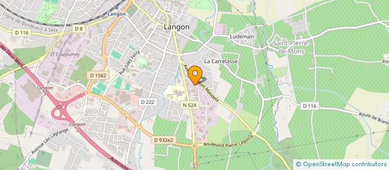 localisation de l'entreprise MADAME MAYLIS ANGLA-GRE à LANGON