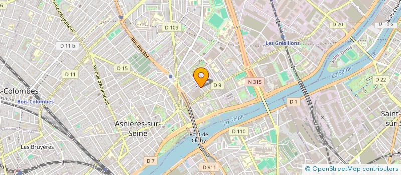 localisation de l'entreprise MADAME MAYLIS BENATTIA à GENNEVILLIERS