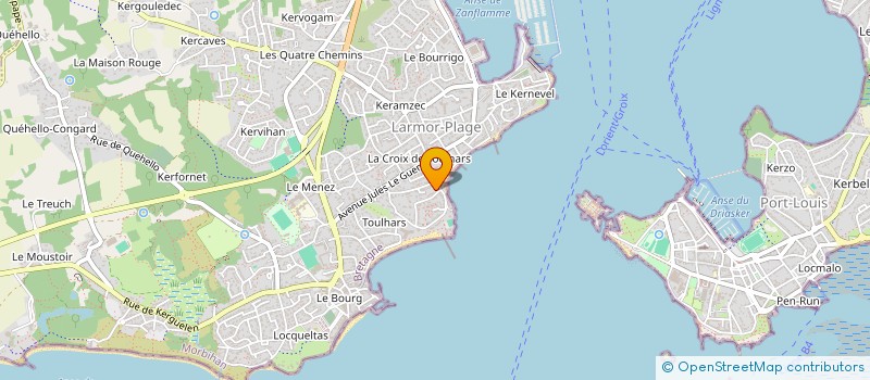 localisation de l'entreprise MADAME MAYLIS BOULBEN à LARMOR-PLAGE