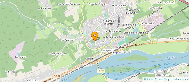 localisation de l'entreprise MADAME MAYLIS BOURDEAU DE FONTENAY  LANGEAIS