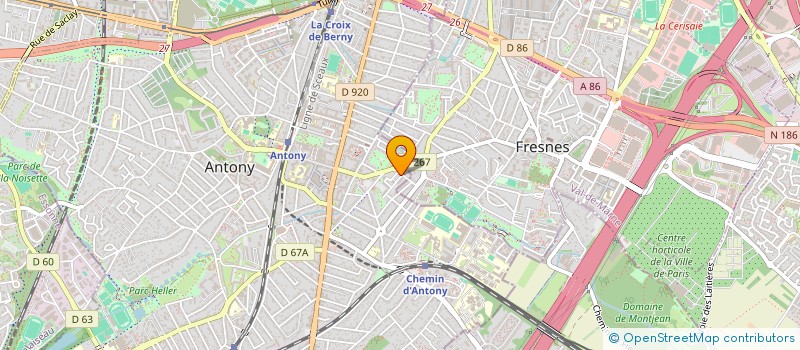 localisation de l'entreprise MADAME MAYLIS CROMBEZ DE MONTMORT à ANTONY